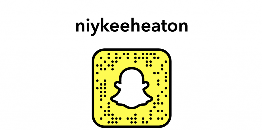 Suscriptor de Niykee Heaton en Snapchat