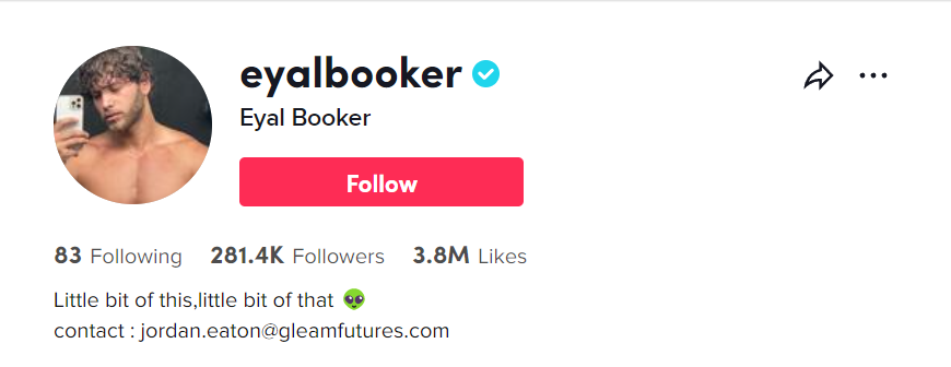 Eyal Booker (@eyalbooker) TikTok oficial 