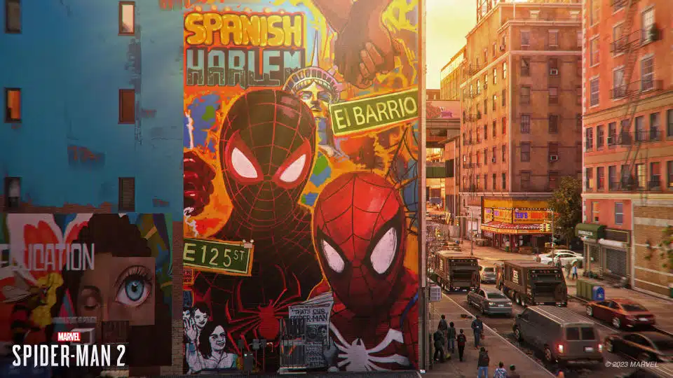 Marvel Spider-Man 2 - Arte de Harlem